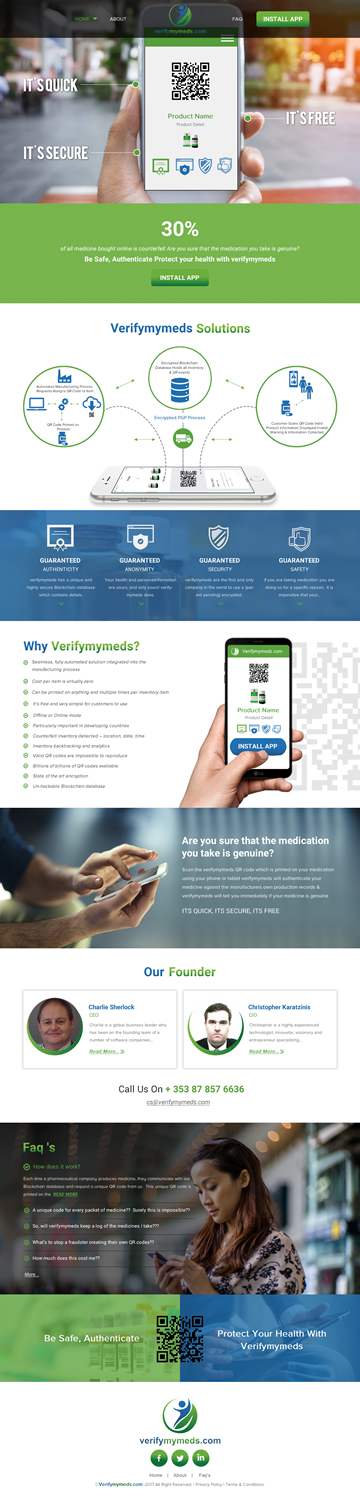 Web Design by rightway for verifymymeds | Design #16549904