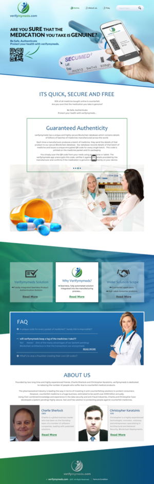 Web Design by rightway for verifymymeds | Design: #16549905