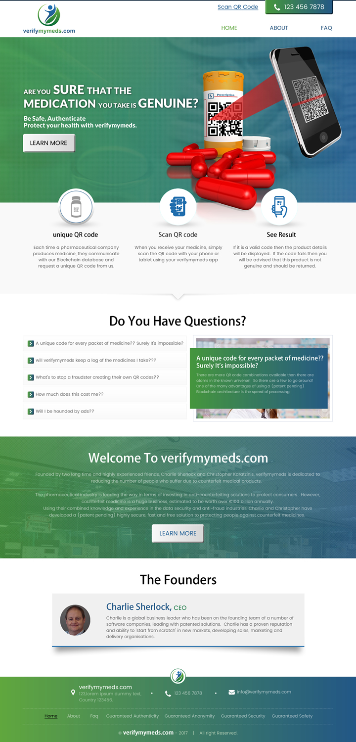 Web-Design von rightway für verifymymeds | Design #16549906