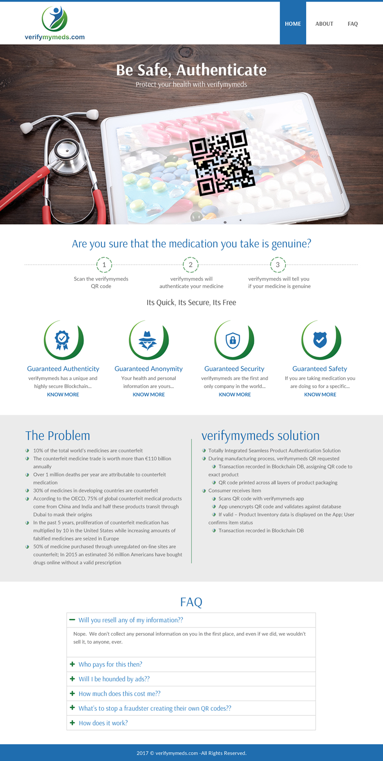 Web Design par rightway pour verifymymeds | Design #16549912