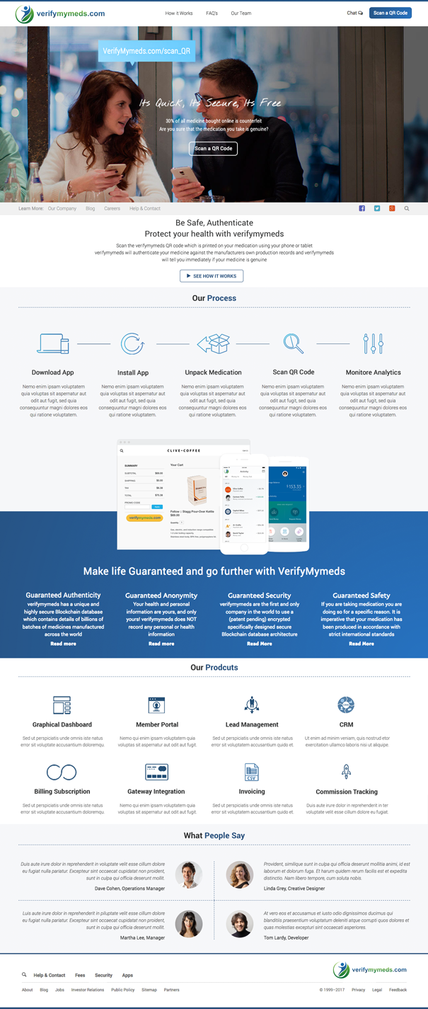 Web Design by cCopilot for verifymymeds | Design #16484462