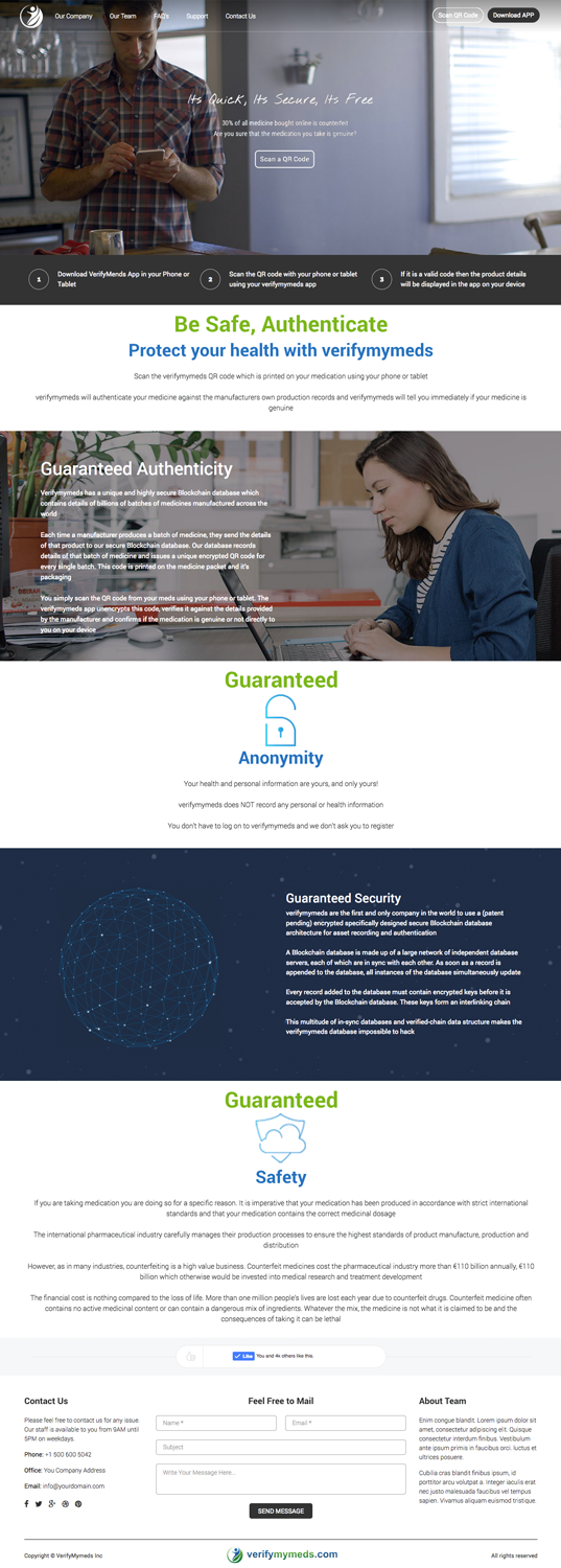 Web Design by cCopilot for verifymymeds | Design #16501430