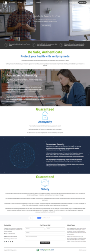 Web Design by cCopilot for verifymymeds | Design: #16501430