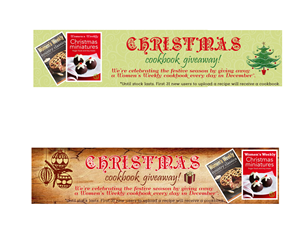 12 days of Christmas - cookbook giveaway | Banner Ad Design by SilverPen