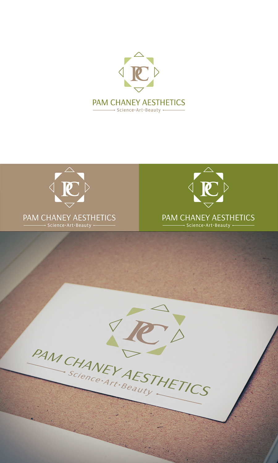 Logo Design by netbill00 for PAM CHANEY AESTHETICS LLC | Design #16500297