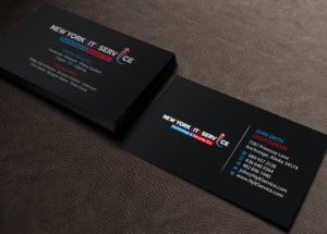 Business Card Design by Brand aid for New York IT Service | Design #16400445