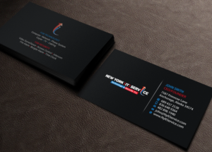 Business Card Design by Brand aid for New York IT Service | Design: #16400447