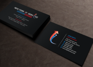 Business Card Design by Brand aid for New York IT Service | Design: #16400889