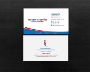Business Card Design by Brand aid for New York IT Service | Design: #16400924