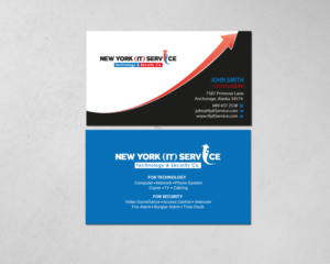 Business Card Design by Brand aid for New York IT Service | Design: #16400927