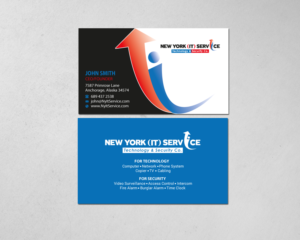 Business Card Design by Brand aid for New York IT Service | Design: #16400928
