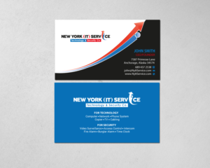 Business Card Design by Brand aid for New York IT Service | Design: #16400931