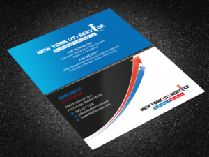 Business Card Design by Brand aid for New York IT Service | Design: #16400933