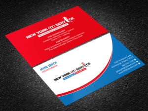 Business Card Design by Brand aid for New York IT Service | Design: #16400948