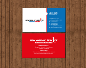 Business Card Design by Brand aid for New York IT Service | Design: #16400950