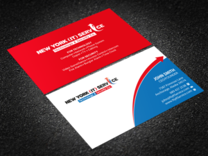 Business Card Design by Brand aid for New York IT Service | Design: #16400951
