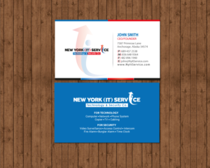 Business Card Design by Brand aid for New York IT Service | Design: #16400953