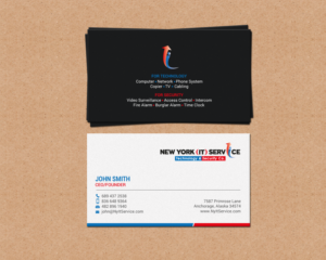 Design de Carte de Visite par chandrayaan.creative pour New York IT Service | Design : #16399670