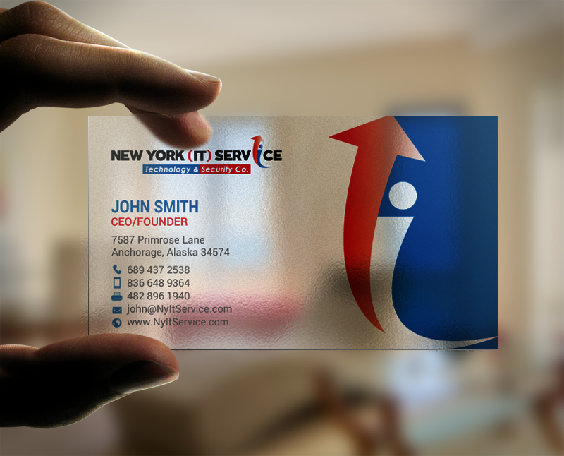 Business Card Design by chandrayaan.creative for New York IT Service | Design #16399681