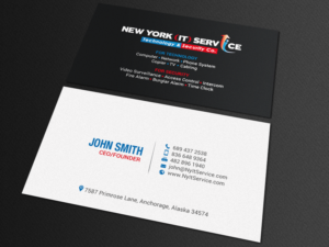 Business Card Design by chandrayaan.creative for New York IT Service | Design: #16401115