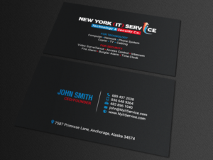 Business Card Design by chandrayaan.creative for New York IT Service | Design: #16401116