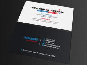 Business Card Design by chandrayaan.creative for New York IT Service | Design: #16401238