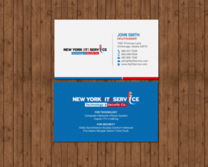 Business Card Design by chandrayaan.creative for New York IT Service | Design: #16401242