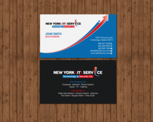 Business Card Design by chandrayaan.creative for New York IT Service | Design: #16401467