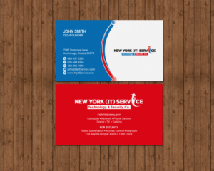 Business Card Design by chandrayaan.creative for New York IT Service | Design: #16401471