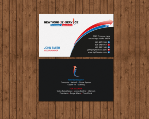 Business Card Design by chandrayaan.creative for New York IT Service | Design: #16401491