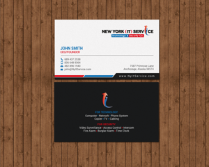 Business Card Design by chandrayaan.creative for New York IT Service | Design: #16401493