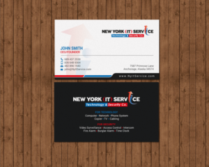 Business Card Design by chandrayaan.creative for New York IT Service | Design: #16401494