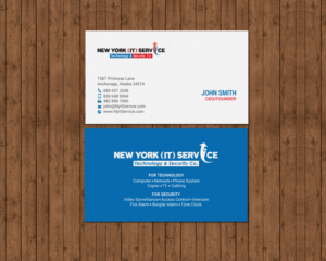 Business Card Design by chandrayaan.creative for New York IT Service | Design: #16401566