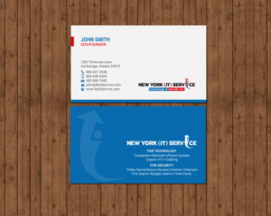 Business Card Design by chandrayaan.creative for New York IT Service | Design: #16401567