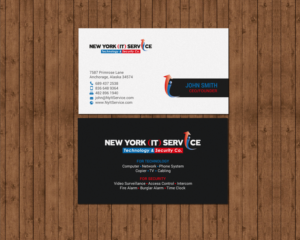 Business Card Design by chandrayaan.creative for New York IT Service | Design: #16401568