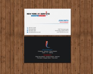 Business Card Design by chandrayaan.creative for New York IT Service | Design: #16401645