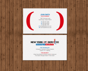 Business Card Design by chandrayaan.creative for New York IT Service | Design: #16401647