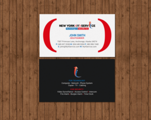 Business Card Design by chandrayaan.creative for New York IT Service | Design: #16401649
