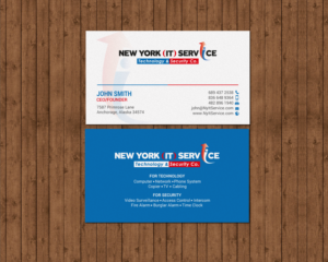 Business Card Design by chandrayaan.creative for New York IT Service | Design: #16401784
