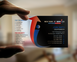 Business Card Design by chandrayaan.creative for New York IT Service | Design: #16401957