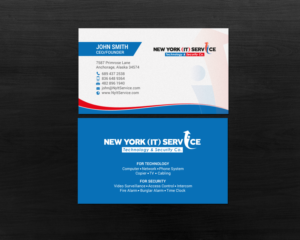 Business Card Design by chandrayaan.creative for New York IT Service | Design: #16403936