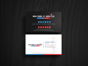 Business Card Design by Graphic Flame for New York IT Service | Design: #16422542