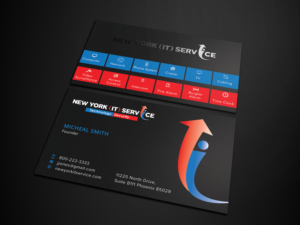 Business Card Design by Graphic Flame for New York IT Service | Design: #16422566