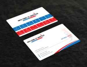 Business Card Design by Graphic Flame for New York IT Service | Design: #16422588