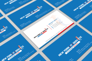 Business Card Design by Graphic Flame for New York IT Service | Design: #16422591