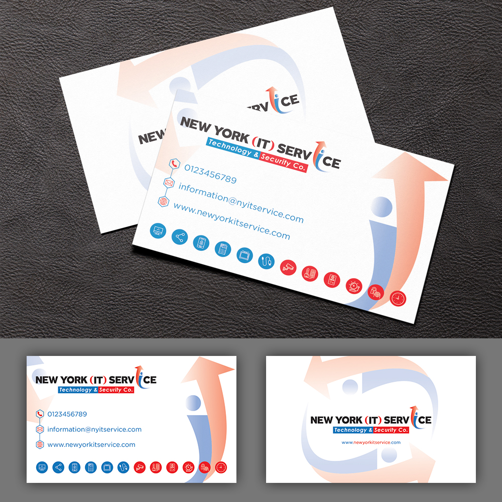 Business Card Design by codopoliz.solutions for New York IT Service | Design #16519988