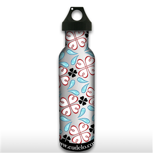 Design for an aluminium water bottle | Diseño de Impresos por DibbDesign