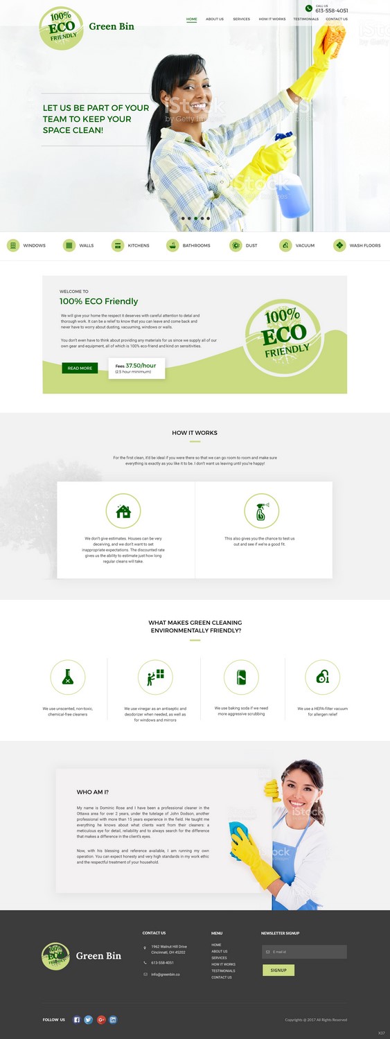 Web-Design von pb für Green Cleaning | Design #16416477