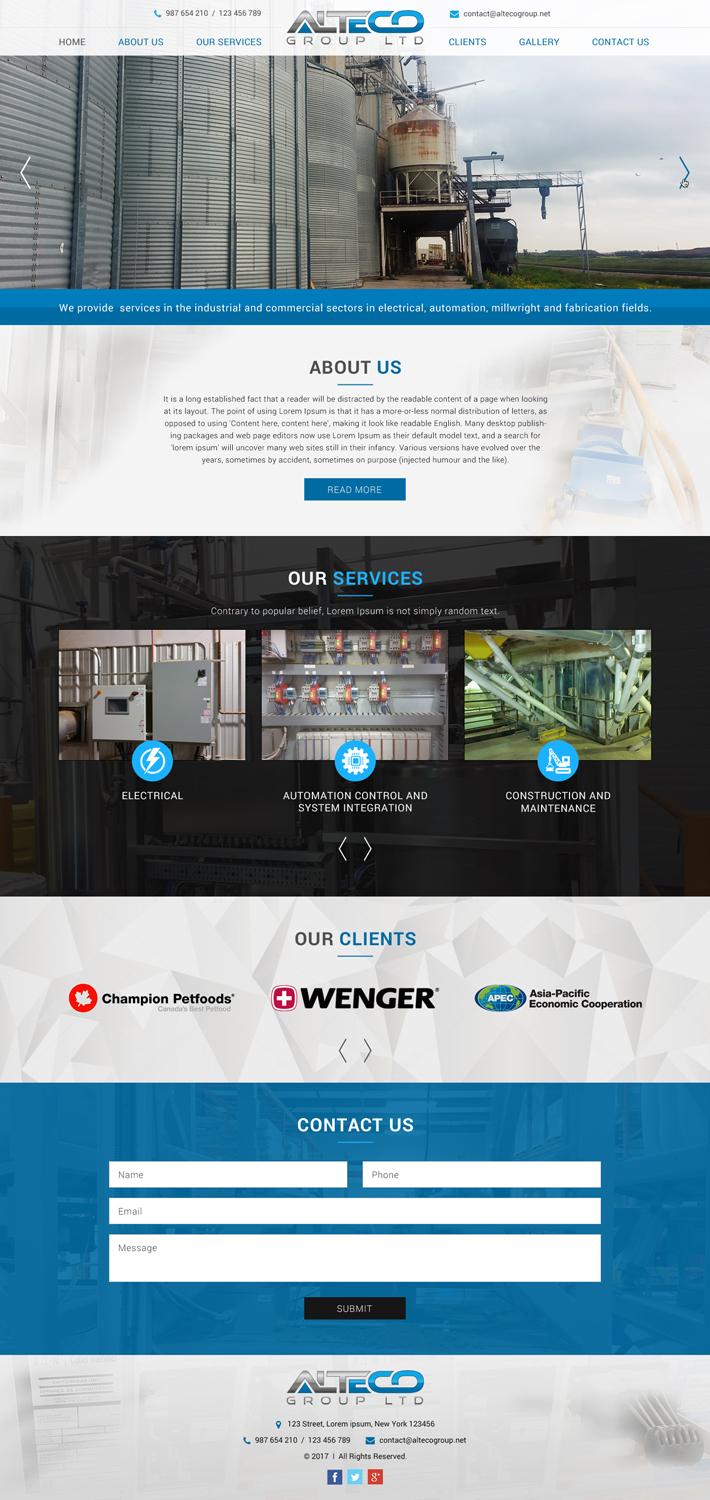 Diseño Web por Sujit Banerjee para este proyecto | Diseño #16410717
