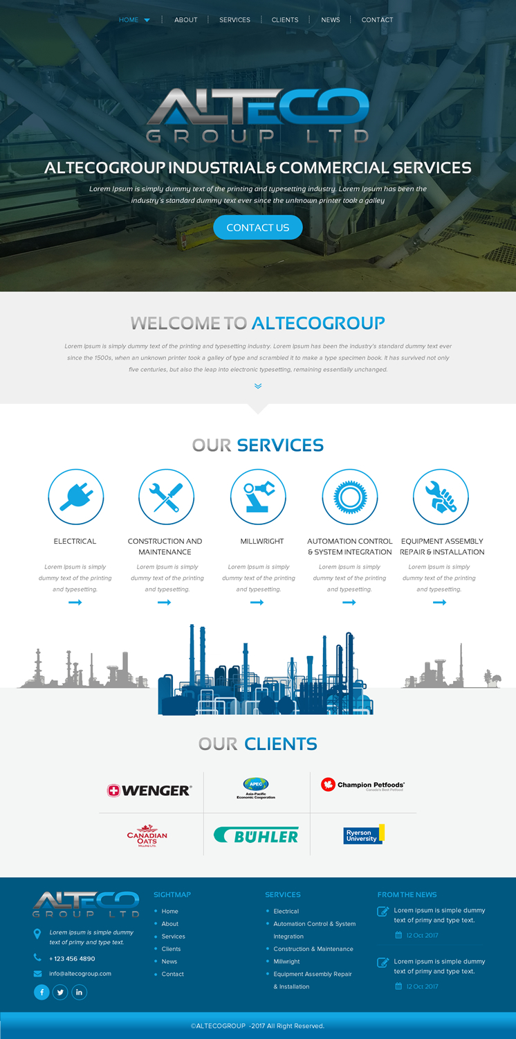 Diseño Web por rightway para este proyecto | Diseño #16417862